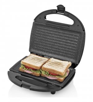 Серый сэндвич Электрический тостер Гриль Хлебопечка Тарелка Вафельный чайник для завтрака 800 Вт Sinbo