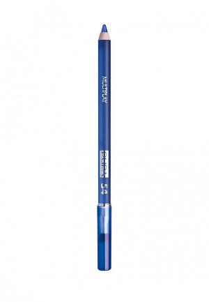 Карандаш Pupa для век с аппликатором Multiplay Eye Pencil, 54 Индиго синий. Цвет: синий