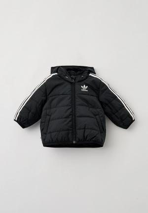 Куртка утепленная adidas Originals PADDED JACKET. Цвет: черный