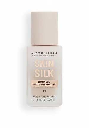 Тональное средство Revolution Skin Silk Serum Foundation, F3, 23 мл. Цвет: бежевый