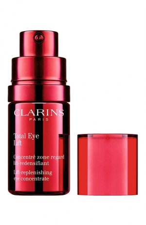 Концентрат с эффектом лифтинга для кожи вокруг глаз Total Eye Lift (15ml) Clarins. Цвет: бесцветный