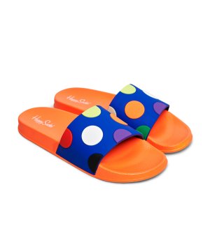 Сланцы Happy Socks Shoes (Pool Slider Big Dot Bdo114)