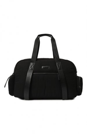 Текстильная спортивная сумка Emporio Armani. Цвет: чёрный