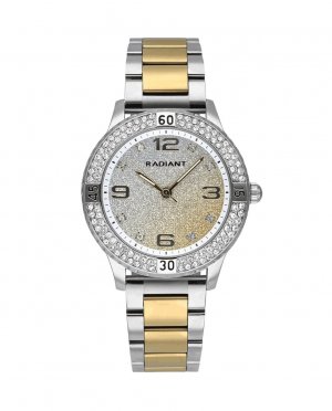 Женские часы Frozen RA564203 со стальным и золотым ремешком , серебро Radiant