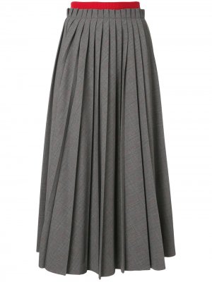 Длинная плиссированная юбка Enföld. Цвет: серый