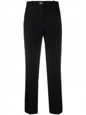 Укороченные брюки строгого кроя Givenchy. Цвет: черный