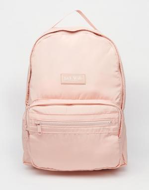 Классический нейлоновый рюкзак Jack Wills. Цвет: румяный розовый