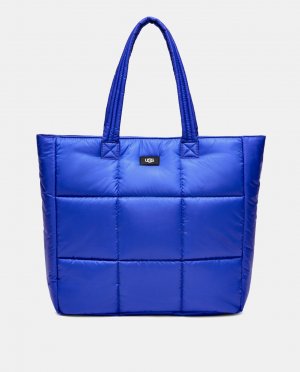 Синяя стеганая нейлоновая сумка-тоут Ellory с магнитной застежкой , синий UGG