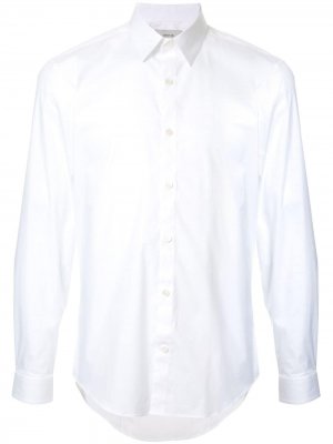 Классическая рубашка с длинными рукавами Cerruti 1881. Цвет: белый