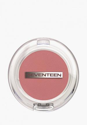 Румяна Seventeen т.13 матовые шелковистые компактные, естественный румянец. Цвет: розовый