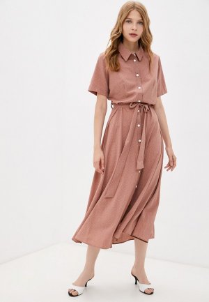 Платье Marco Bonne`. Цвет: коричневый