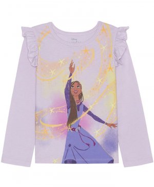 Топ с длинными рукавами Little Girls Wish Magical Moment , фиолетовый Disney