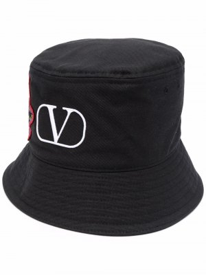 Embroidered VLOGO bucket hat Valentino. Цвет: черный