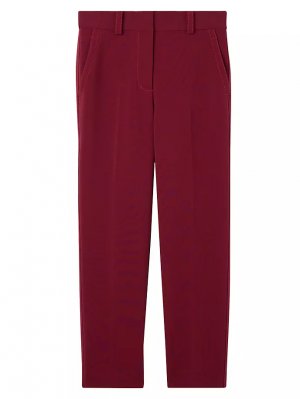 Укороченные брюки из кади Collection Line , цвет raspberry St. John