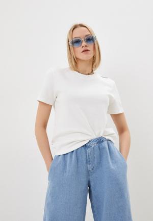 Футболка Miss Sixty. Цвет: белый