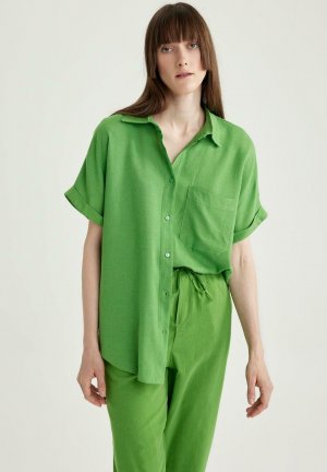Рубашка , зеленый DeFacto