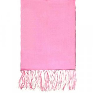 Палантин , натуральный шелк, 200х50 см, розовый Renato Balestra. Цвет: розовый