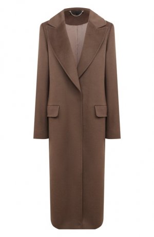 Шерстяное пальто Tegin. Цвет: коричневый