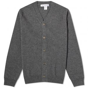Кардиган Knitted V-neck, серый Comme Des Garcons Shirt