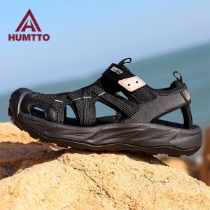 Сандалии женские дышащие быстросохнущие пляжные туфли на плоской подошве для женщин роскошные дизайнерские летние уличные походные кроссовки HUMTTO