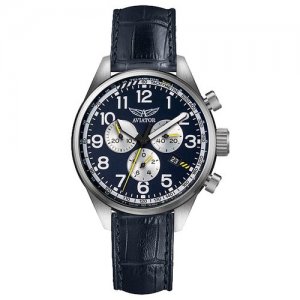 Наручные часы Airacobra V.2.25.0.170.4, синий Aviator. Цвет: синий