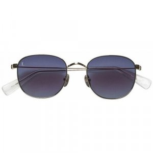 Солнцезащитные очки , серебряный, синий KALEOS. Цвет: синий/серебристый