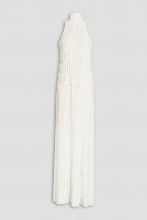 Платье макси Burnout Bandage HERVÉ LÉGER, белый Léger
