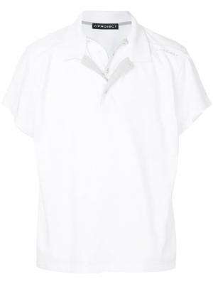 Многослойная рубашка-поло Y/Project. Цвет: белый