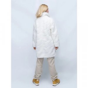 Пальто, размер M, белый NIKE. Цвет: белый