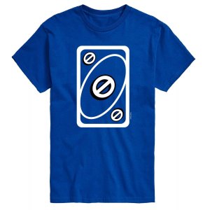 Мужская синяя футболка UNO Skip Card Mattel