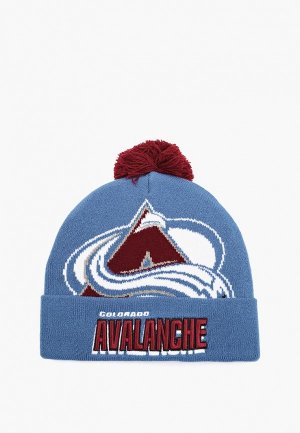 Шапка Mitchell & Ness Colorado Avalanche. Цвет: голубой