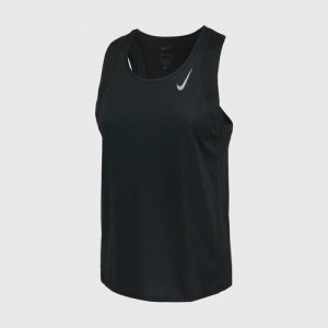 Майка Nike Race Singlet, размер М, черный. Цвет: черный