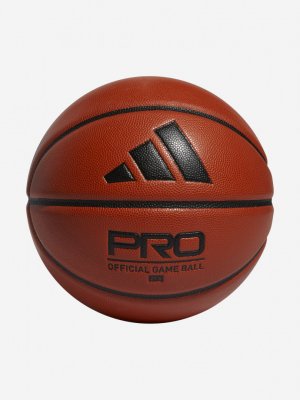 Мяч баскетбольный Pro 3.0 Mens, Коричневый adidas. Цвет: коричневый