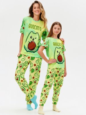 Пижама детская VIS-A-VIS. Цвет: light green