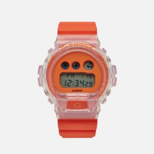 Наручные часы G-SHOCK DW-6900GL-4 CASIO. Цвет: оранжевый