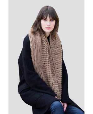 Женский шарф London Infinity , коричневый Marcella