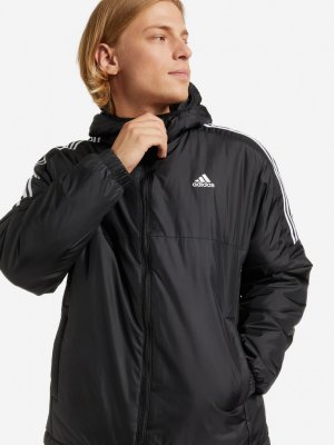 Куртка утепленная мужская Essentials, Черный adidas. Цвет: черный