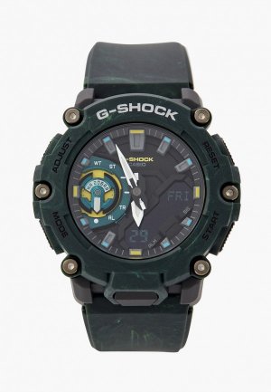 Часы Casio GA-2200MFR-3AER. Цвет: зеленый
