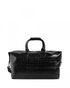 Дорожная сумка Fabiio из кожи с тиснением под крокодила , цвет Black Ted Baker