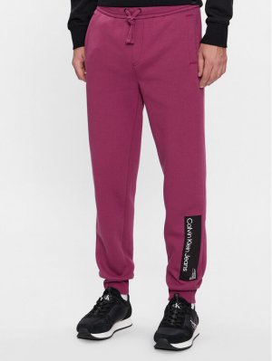Спортивные брюки стандартного кроя , фиолетовый Calvin Klein