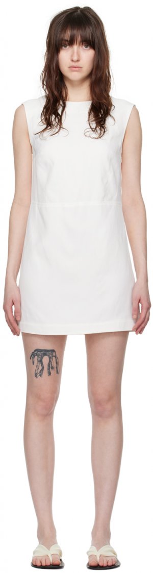 Белое мини-платье Hoya , цвет Ivory Loulou Studio