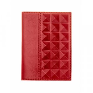 Обложка для паспорта 009-08-44, красный Makey. Цвет: красный