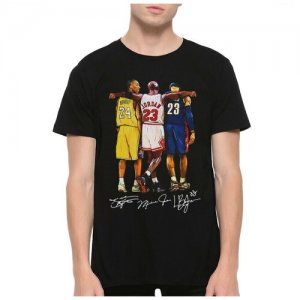 Футболка DreamShirts Легенды баскетбола Мужская черная 3XL DREAM SHIRTS. Цвет: черный