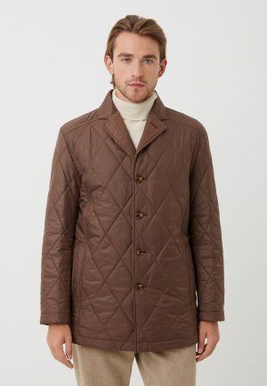 Куртка утепленная Bazioni. Цвет: коричневый