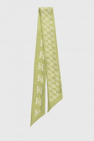 Шелковый шарф , зеленый Elisabetta Franchi