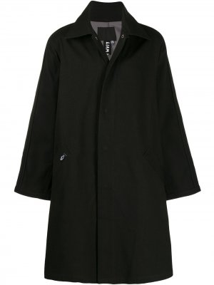 Однобортное пальто в стиле колор-блок Liam Hodges