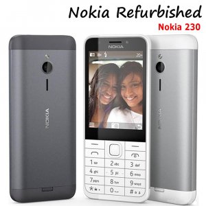Восстановленный мобильный телефон 230 на базе Android, 1200 мАч, две SIM-карты, 2,8 дюйма Nokia