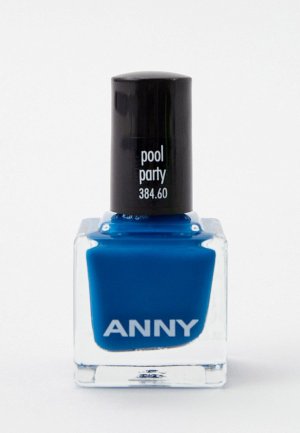 Лак для ногтей Anny тон 384.60, 15 мл. Цвет: синий