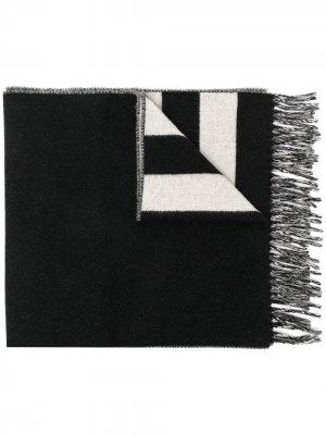 Шарф с логотипом agnès b.. Цвет: черный