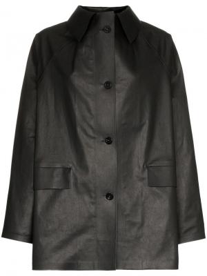 Пальто на пуговицах Kassl. Цвет: черный